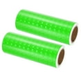 thumbnail image 1 of Uxcell Reflective Tape, 2 Roll 6" x 10 FT Waterproof Adhesive Warning Safety Tape, Green, 1 of 6