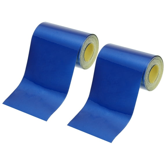 Uxcell 2" x 10 FT Reflective Tape 2 Pack High Visibility Waterproof Conspicuity Outdoor Safety Warning Tape for Trailer Truck Car Bike Blue