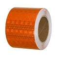thumbnail image 1 of Uxcell Reflective Tape Waterproof Self Adhesive High Visibility Safety Warning Tape Orange 2 inch x 16ft, 1 of 7