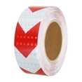 thumbnail image 1 of Uxcell Reflective Tape, 2"x82 Ft Waterproof Reflective Tape Warning Safety Tape Reflector for Trucks, Arrow White Red, 1 of 6
