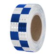 thumbnail image 1 of Uxcell Reflective Tape, 2"x82 Ft Waterproof Reflective Tape Warning Safety Tape Reflector for Trucks, Grid White Blue, 1 of 6