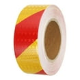 thumbnail image 1 of Uxcell Reflective Tape, 2"x98 Ft Waterproof Reflective Tape Warning Safety Tape Reflector for Trucks, Twill Yellow Red, 1 of 6