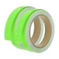thumbnail image 1 of Uxcell Reflective Tape, 2pcs 0.8"x33FT Waterproof High Visibility Warning Safety Tape, Green, 1 of 6