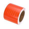 thumbnail image 1 of Uxcell Reflective Tape, 4" x 50 FT Waterproof Adhesive Tape, Orange, 1 of 6
