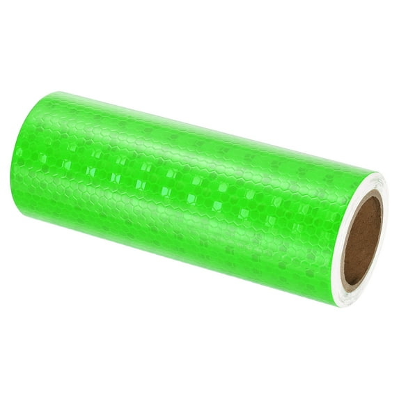Uxcell Reflective Tape, 6" x 10 FT Waterproof Adhesive Warning Safety Tape, Green