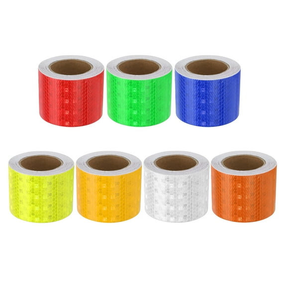 Uxcell Reflective Tape, Adhesive Trailer Reflector Tape Safety Sticker High Visibility Night Reflector 2 Inch x 16 Feet