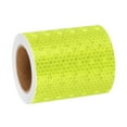 thumbnail image 1 of Uxcell Reflective Tape, Adhesive Trailer Reflector Tape Warning Safety Sticker High Visibility Night Reflector Fluorescent Yellow 3 Inch x 16 ft, 1 of 6
