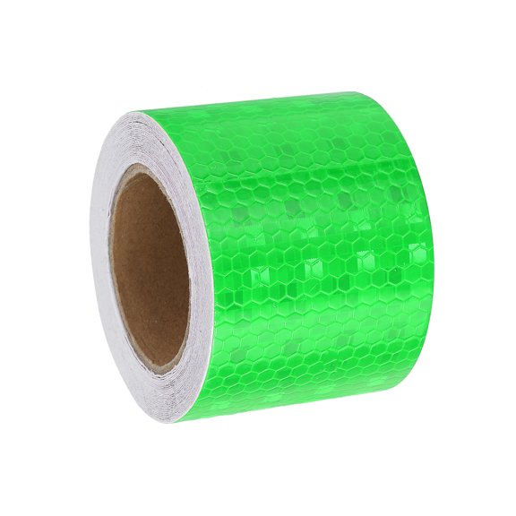 Uxcell Reflective Tape, Adhesive Trailer Reflector Tape Warning Safety Sticker High Visibility Night Reflector Green 2 Inch x 16 Feet