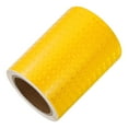 thumbnail image 1 of Uxcell Reflective Tape Strong Adhesive Safety Warning Reflector Tape, Waterproof Conspicuity for Trailers Trucks Yellow 33 Feet x 6 Inch, 1 of 6