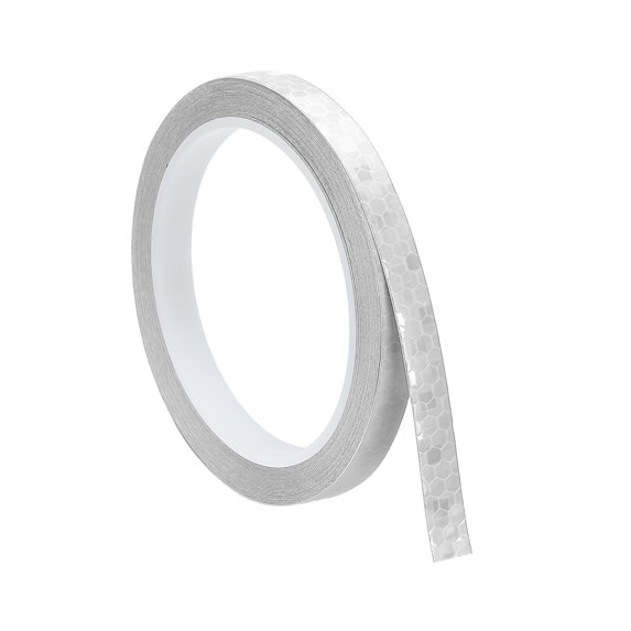 Uxcell Reflective Tape, Self-Adhesive Trailer Reflector Tape Warning Safety Sticker High Visibility Night Reflectors White 1