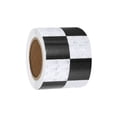 thumbnail image 1 of Uxcell Reflective Tape, Self-Adhesive Trailer Reflector Tape Waterproof Warning Sticker Black White 2 Inch x 16 Feet, 1 of 6