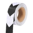 thumbnail image 1 of Uxcell Reflective Tape, Self-Adhesive Trailer Reflector Tape Waterproof Warning Sticker Black-white 1 Inch x 16 Feet, 1 of 6