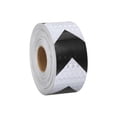 thumbnail image 1 of Uxcell Reflective Tape, Self-Adhesive Trailer Reflector Tape Waterproof Warning Sticker Black-white 2 Inch x 82 Feet, 1 of 6