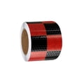 thumbnail image 1 of Uxcell Reflective Tape, Self-Adhesive Trailer Reflector Tape Waterproof Warning Sticker Red Black 2 Inch x 16 Feet, 1 of 6