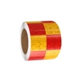 thumbnail image 1 of Uxcell Reflective Tape, Self-Adhesive Trailer Reflector Tape Waterproof Warning Sticker Yellow Red 2 Inch x 16 Feet, 1 of 6