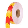 thumbnail image 1 of Uxcell Reflective Tape, Self-Adhesive Trailer Reflector Tape Waterproof Warning Sticker Yellow-red 1 Inch x 82 Feet, 1 of 6