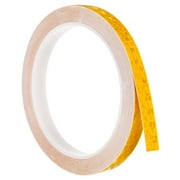 Uxcell Reflective Tape Waterproof Adhesive High Visibility Caution Warning Safety Reflector for Cars Dark Yellow 26ft x 0.4 in