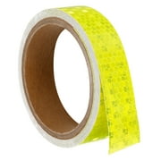 Uxcell Reflective Tape Adhesive High Visibility Caution Warning Safety Reflector Fluorescence Yellow 15ft x 1 in