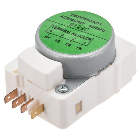 Uxcell Refrigerator Defrost Timer Replacement AC200/240V for Temp Control