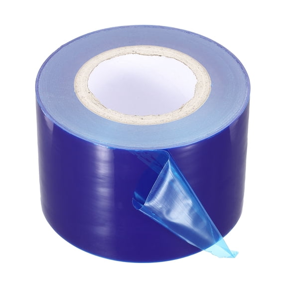 Uxcell Removable Protective Film Tape, PE Surface Scratch Film Medium Stickiness Tape Blue 4 Inch