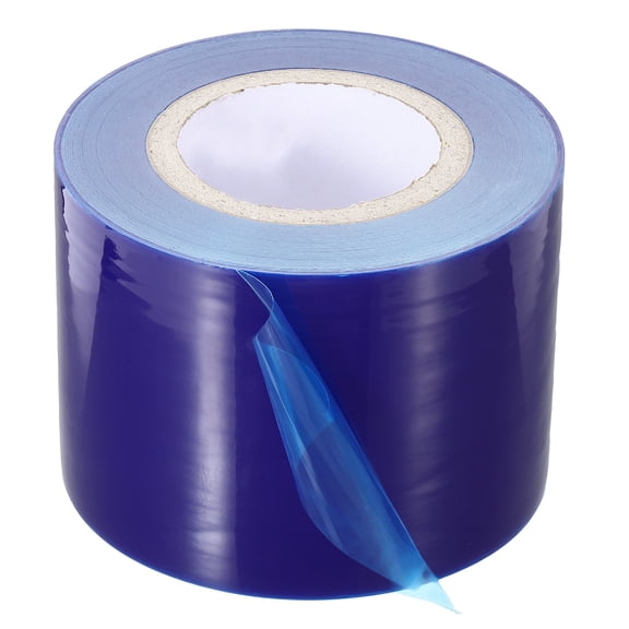 Uxcell Removable Protective Film Tape, PE Surface Scratch Film Medium Stickiness Tape Blue 4.3 Inch