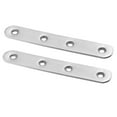 thumbnail image 1 of Uxcell Repair Plate, 126mmx20mm, Flat Fixing Mending Corner Brace Bracket Connector 2Pcs, 1 of 4