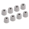 thumbnail image 1 of Uxcell Replacement Foam Ear Tips Earbuds Bud 4-4.7mm Middle Size Earbuds Tips for Earphones Silver 8 Pcs, 1 of 5