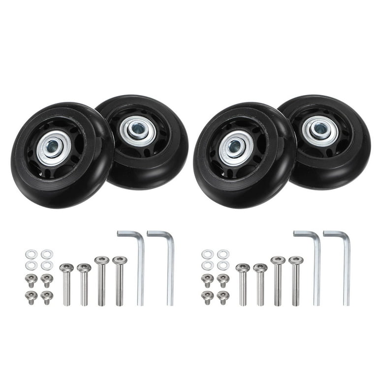Uxcell Replacement Luggage Wheels 64x24mm Suitcase Wheel Repair