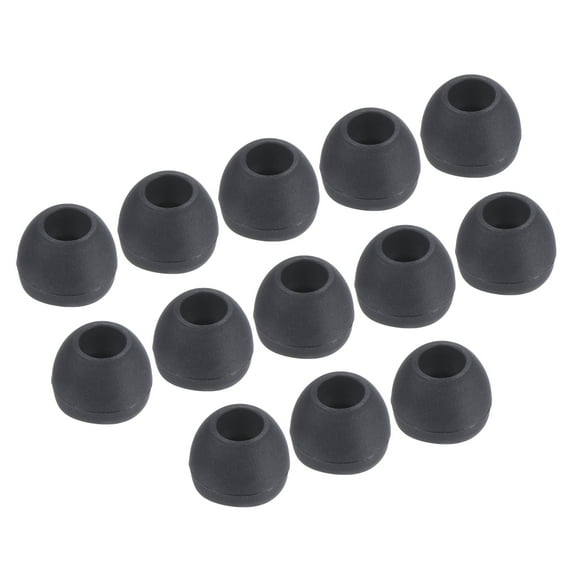 Uxcell Replacement Silicone Ear Tips Earbuds Bud Earbuds Tips Black Middle