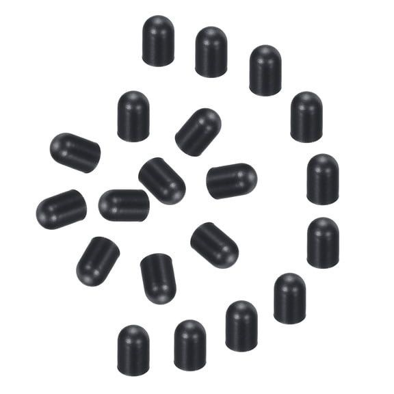 Uxcell Replacement Stylus Tips Conductive Screen Pens Tips 0.17 inch Capacitive Silicone Black 20Pcs