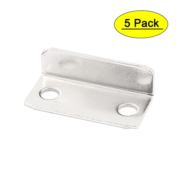 Uxcell Replacements Furniture Cupboard Drawer Lock Strike Plate 2.9 x 1.4 x 0.9cm 5Pcs