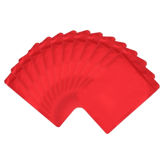 Uxcell Resealable Packaging Bags for Small Business, 100 Pcs 6x9 Inch Smell Proof Bags Red