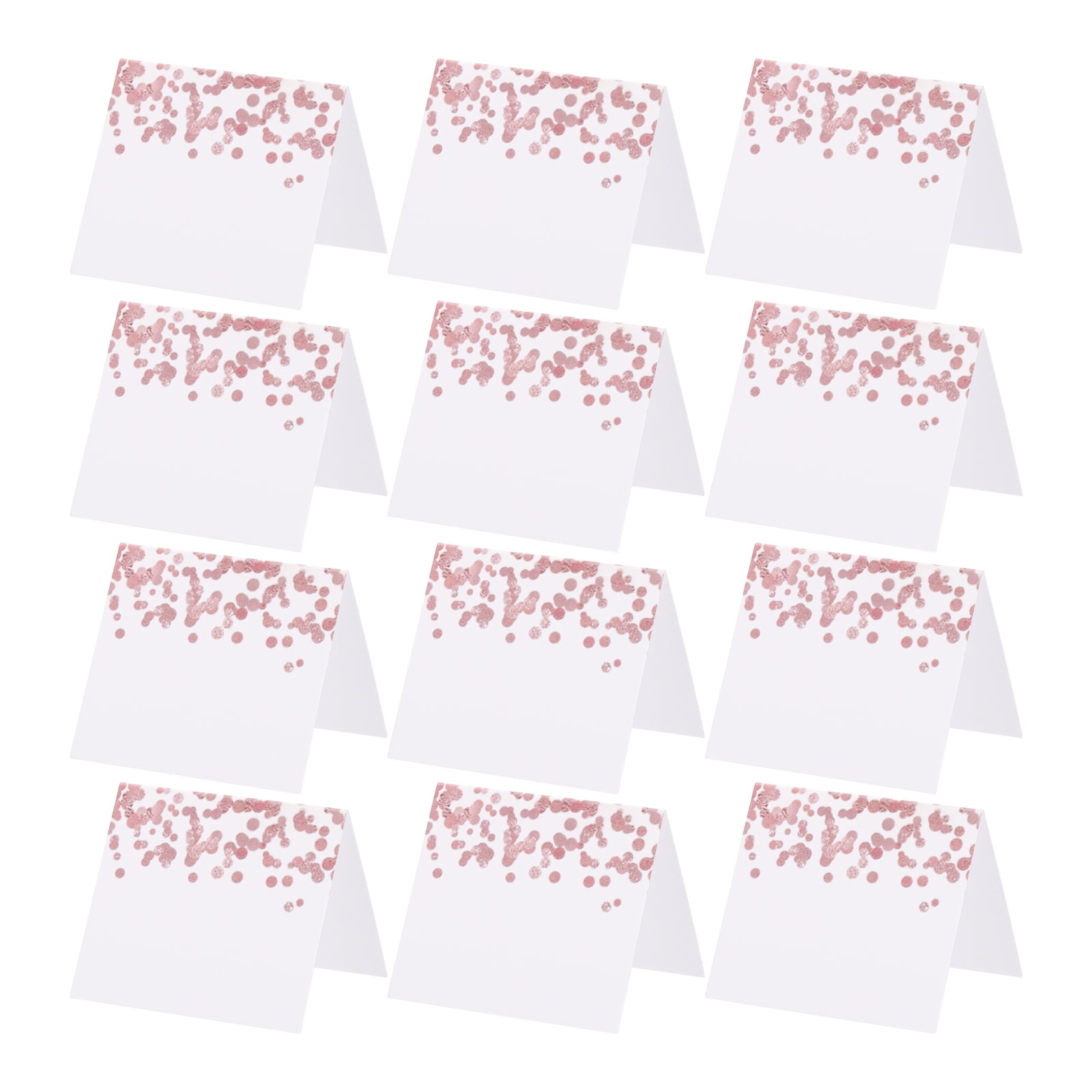 Uxcell Reserved Table Signs, Seating Name Cards Rose Deco Tables Tent ...