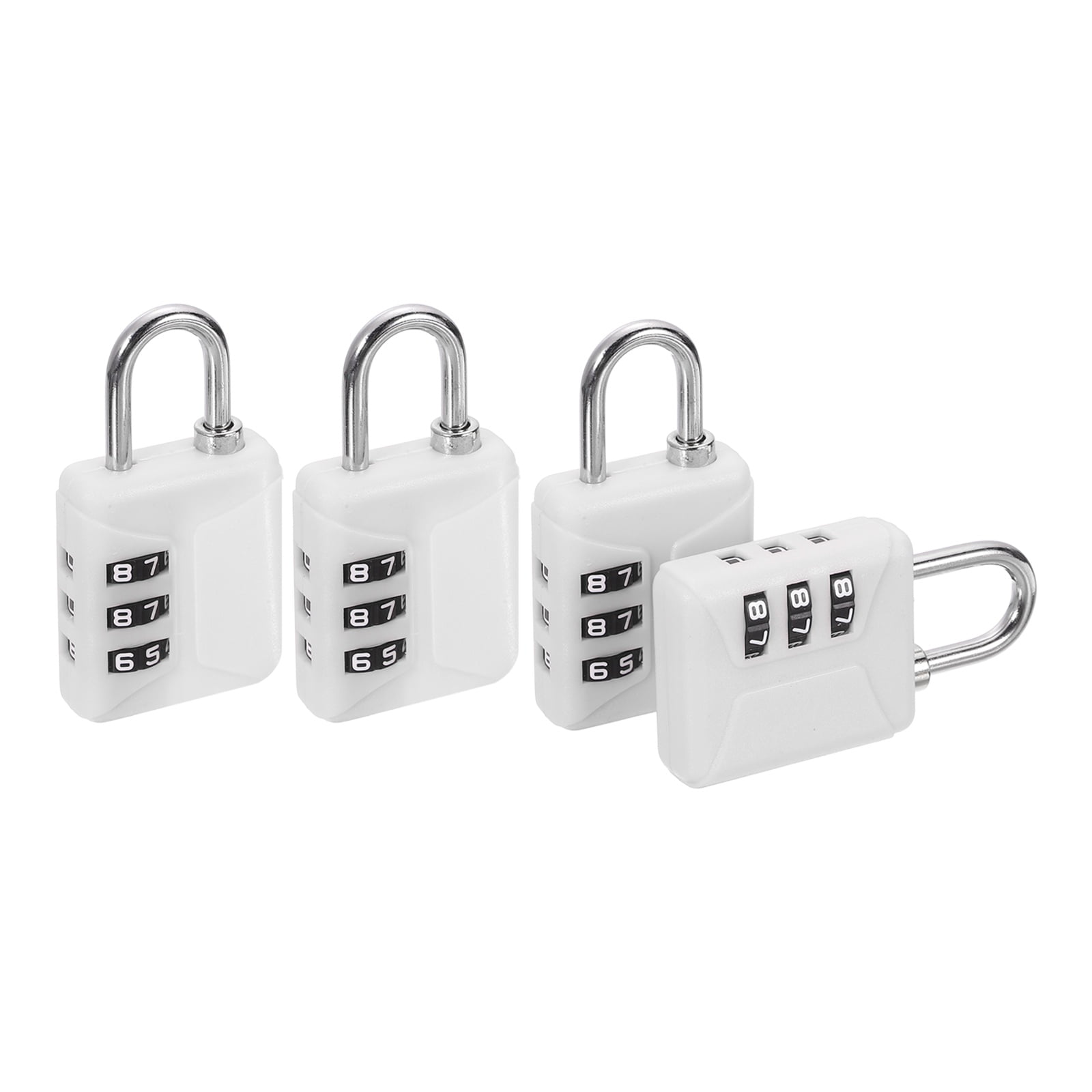 customizable combination lock in javascript - Images... Uxcell Resettable 3 Digit Combination Lock, (60 x 32mm, White) (4Pcs ...