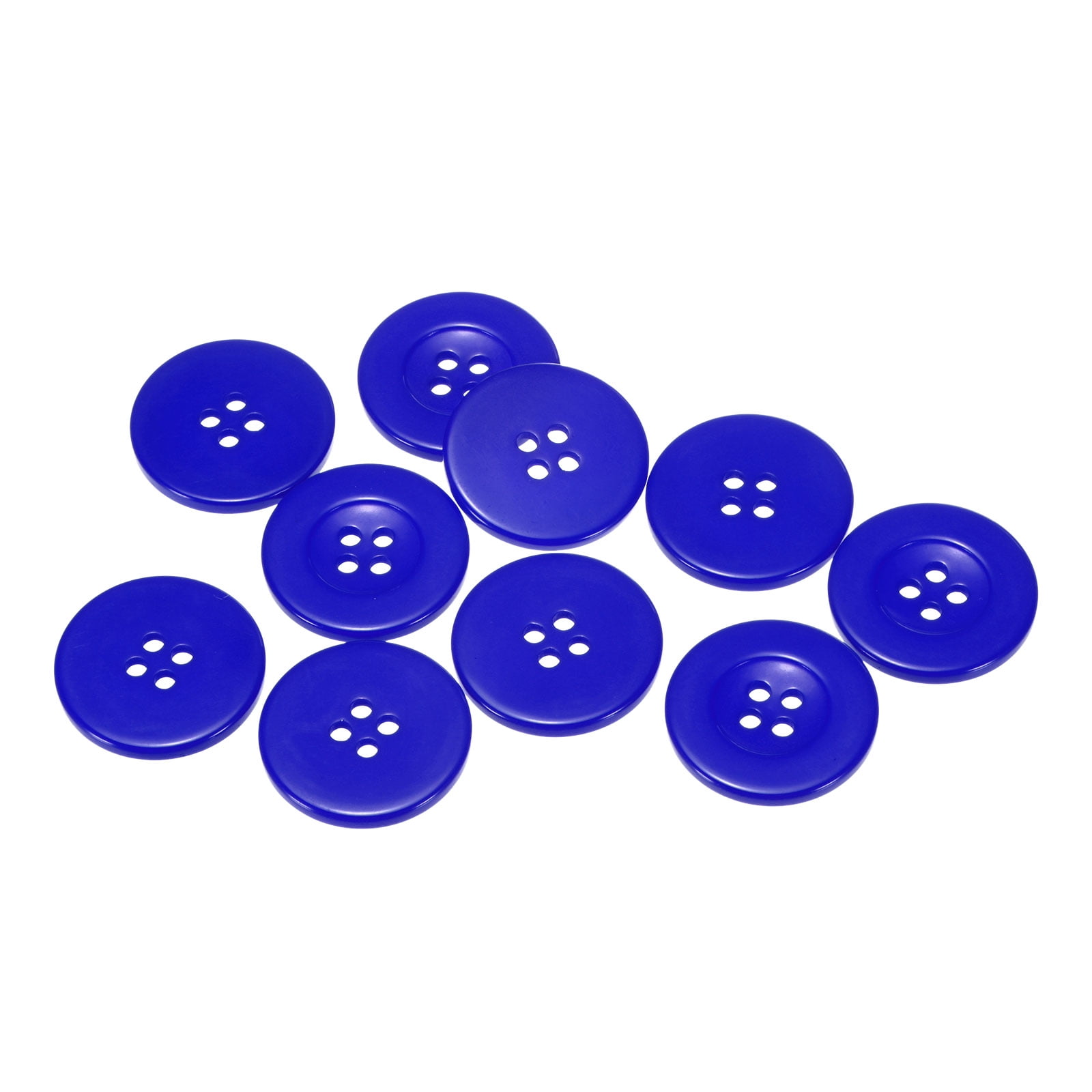 Uxcell Resin Sewing Buttons Round Flat 4-Hole Craft Buttons for Card ...