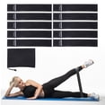 thumbnail image 1 of Uxcell Resistance Loop Exercise Bands 12" Elastic Workout Bands for Working Out Fitness, Black 10 Pack, 1 of 6