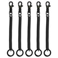 thumbnail image 1 of Uxcell Retractable Coil Springs Keychain with Plastic Lobster Clasp Keyring for Keys Wallet, Black 5 Pack, 1 of 6
