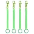 thumbnail image 1 of Uxcell Retractable Coil Springs Keychain with Plastic Lobster Clasp Keyring for Keys Wallet, Fluorescent Green 4 Pack, 1 of 6