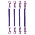thumbnail image 1 of Uxcell Retractable Coil Springs Keychain with Plastic Lobster Clasp for Keys Wallet, Purple 4 Pack, 1 of 6