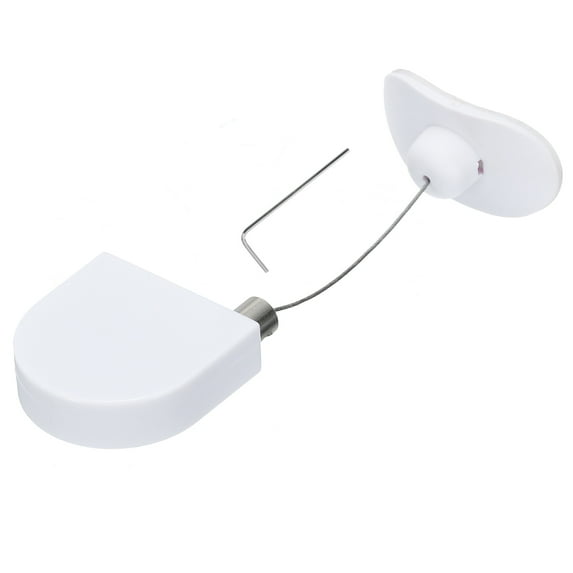 Uxcell Retractable Security Cable Lock,Remote Control Arc Terminal Lock,for TV,Hardware Cable Lock 1Set White 35.43"