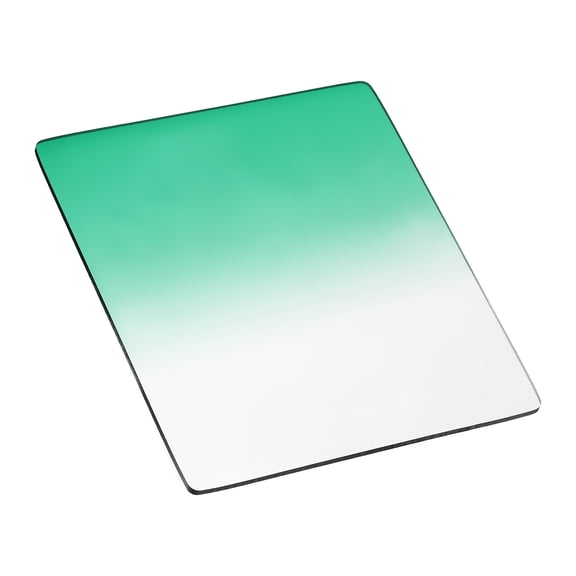 Uxcell Reverse GND Filter (84 x 95 mm) - Square High Transmittance Graduated Neutral Density Lens Filter for Long Exposure and Landscape Photography, Green