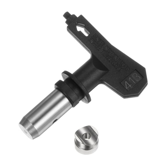 Uxcell Reversible Spray Tips for Airless Sprayer 413 Paint Spray Nozzle Black