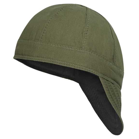 Uxcell Reversible Welding Cap, 7 1/2"(191mm) ID 8 Panel Protective Welder Hat for Men Women Safety Protection While Welding, Green