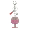 thumbnail image 1 of Uxcell Rhinestone Keychain Bling Keychain Accessories Cute Crystal Key Chain Pink, 1 of 7