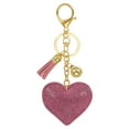 thumbnail image 1 of Uxcell Rhinestone Keychain Heart Shape Keychain Bling Keychain Accessories for Women Pink, 1 of 7