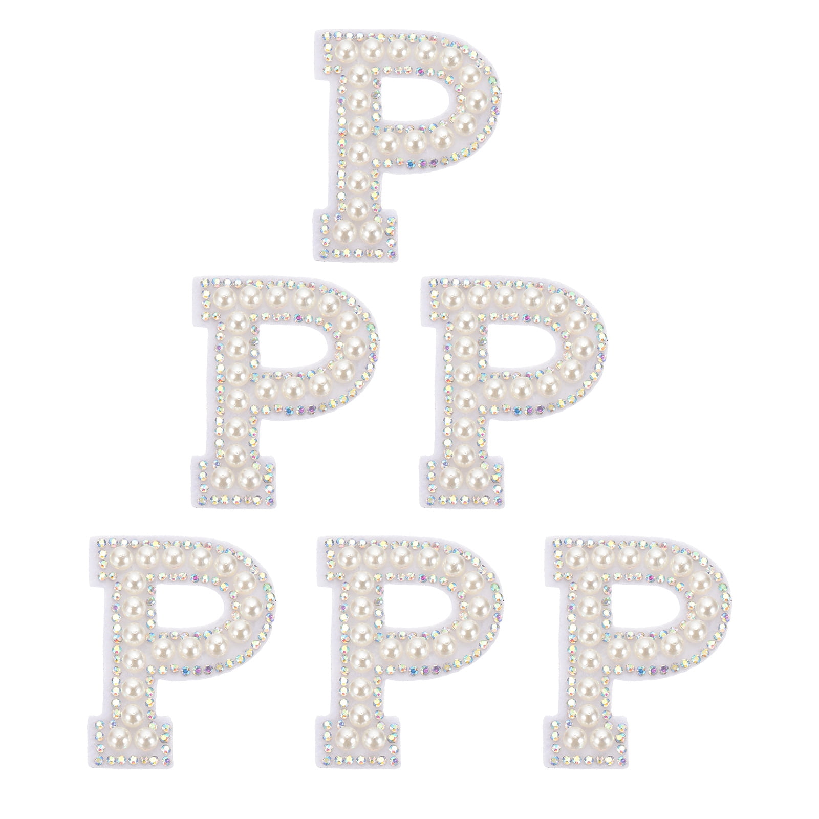 Uxcell Rhinestone Letters Patches, Initial Letter A Self-Adhesive Patch ...