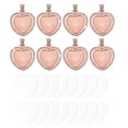 thumbnail image 1 of Uxcell Rhinestone Pendant Trays, 8 Set Double Sided 8pcs Glass Dome 16pcs, 1 of 6