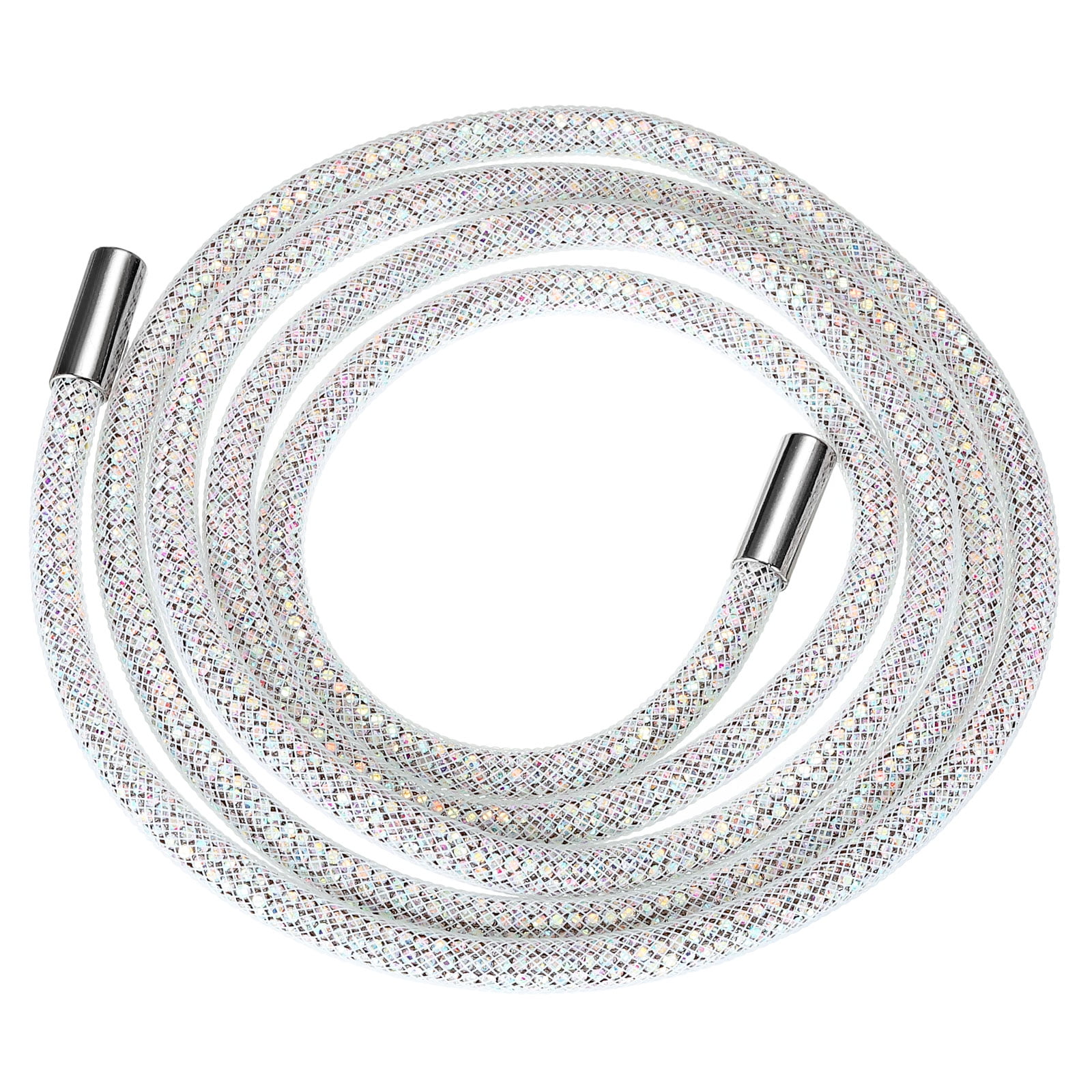 Uxcell Rhinestone Tube Rope, 138cm Round Diamond Tube String for DIY ...