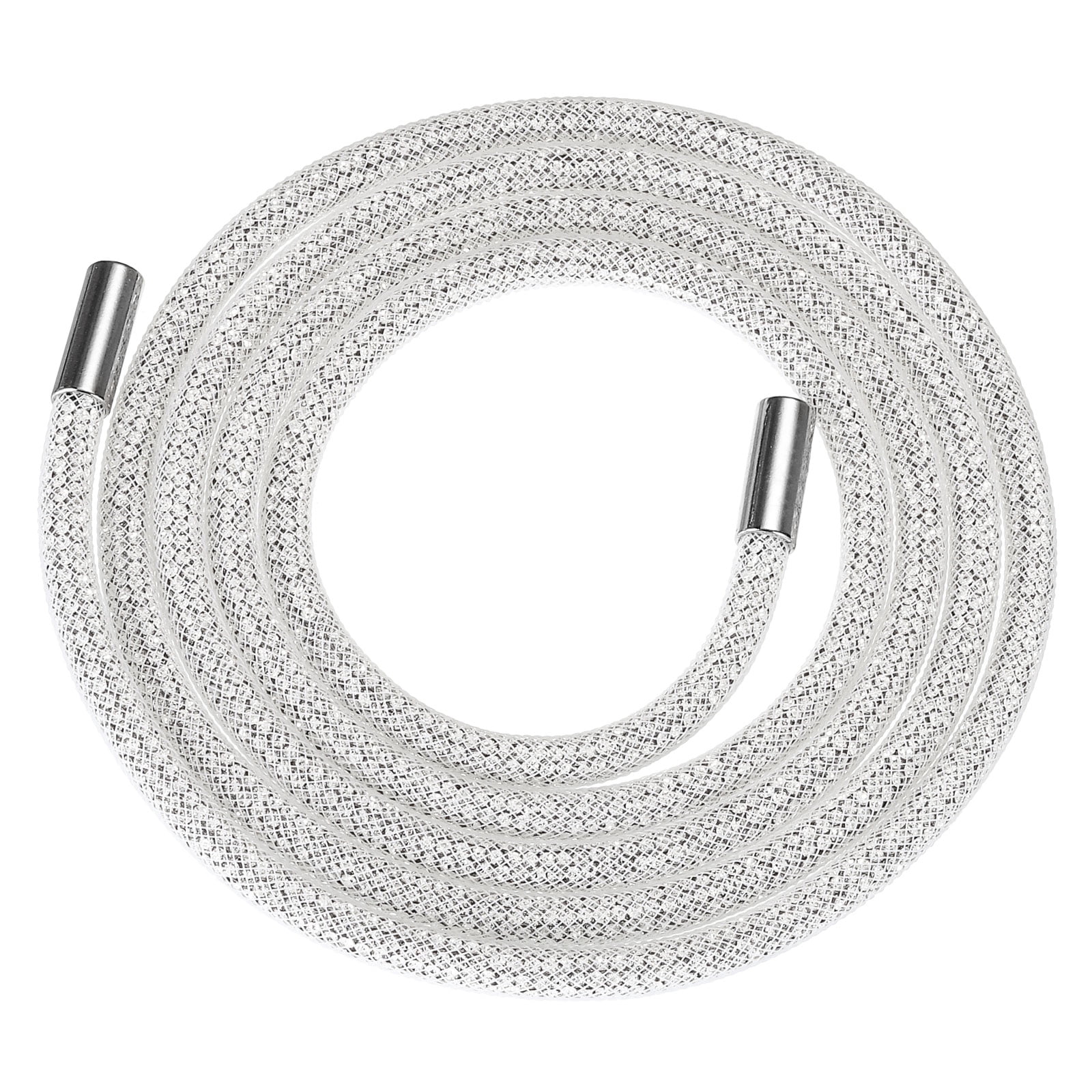 Uxcell Rhinestone Tube Rope, 138cm Round Diamond Tube String for DIY ...