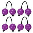 thumbnail image 1 of Uxcell Rhythm African Shaker Kashaka Shaker Ball Kashaka Hand Percussion Instruments with Black Rope, Fit for Show Purple, 1 of 7